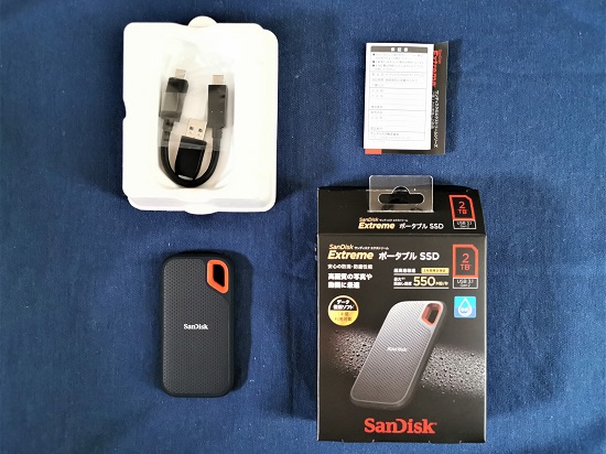 SanDisk Extreme ポータブルSSD 2TB【未開封】 新品)SanDisk (サンディスク) Extreme ポータブルSSD 2TB SDSSDE61