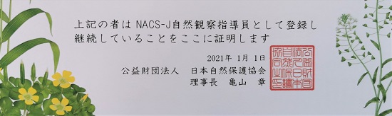 レビュー 自然観察指導員とは 講習会を受けて 今は指導員として 夢うさんブログ 自然が好き