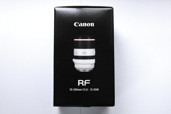 『CANON RF70-200mm F2.8 L IS USM』の化粧箱