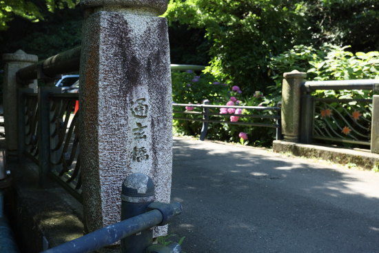 通玄橋　あじさいロードのはじまり