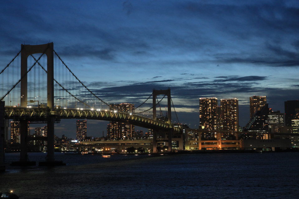 レインボーブリッジの夜景