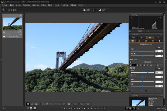 CANON DPP(Digital Photo Professional)部分補正