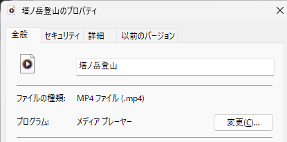 動画は、MP4ファイル