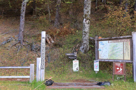 池の平茶屋林道登山口