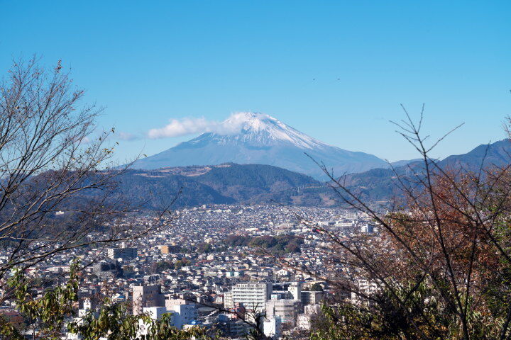 浅間山からの富士山