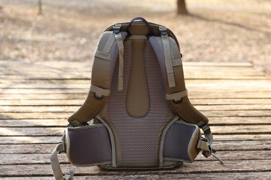 分厚いヒップベルト