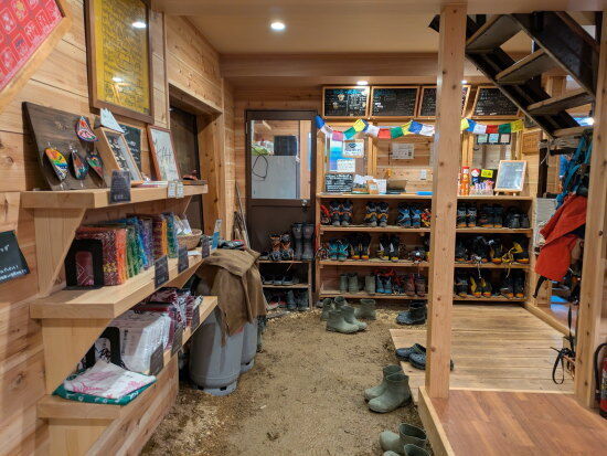 本館の受付