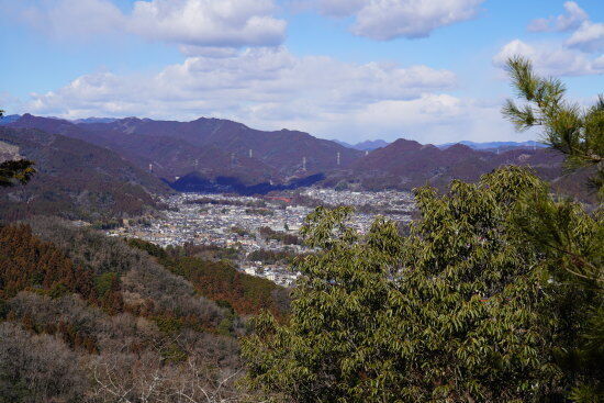 天狗岩からの景色