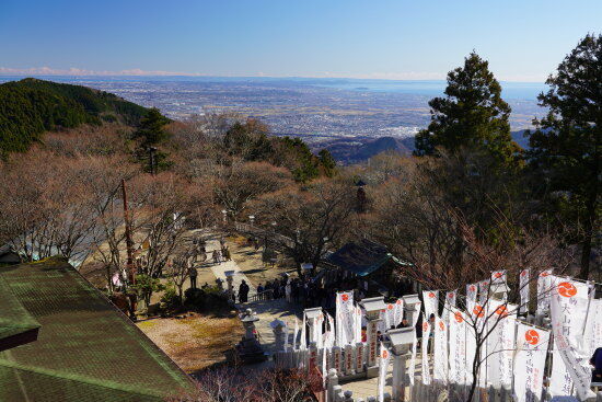 阿夫利神社（下社）からの景色