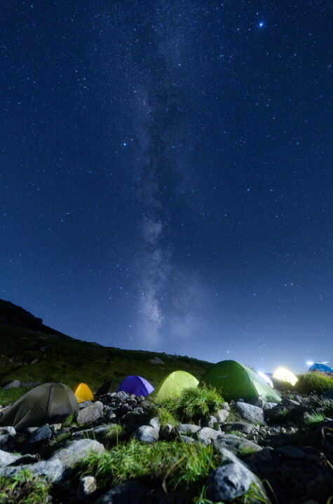 木曽駒ヶ岳にて、SONY FE 14mm F1.8 GMで撮影