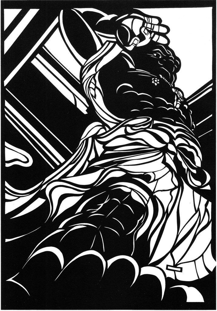 切り絵 de 仏像 -2018 小寒- - のんびり生きよう