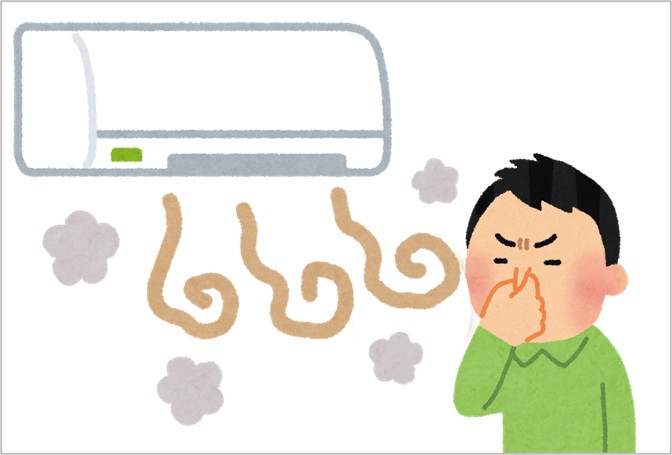 １－１－エアコンの風がカビくさい