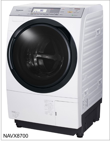 １－２－使用している洗濯機ーPanasonicーNAVX8700