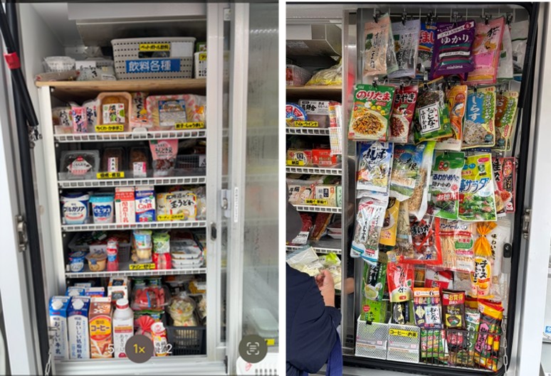 ２－いなげやのとくし丸ー販売品目冷蔵品やおかし