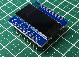 SPI制御0.96inchLCDを搭載したボード