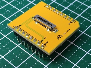 超小型スライドスイッチを搭載したボード
