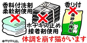 20230102Happy Mew Year for Cats Day 香り付き製品で体調を崩す猫