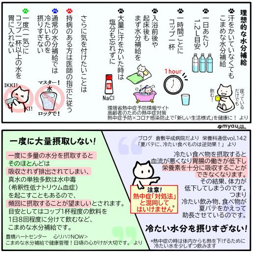 202301部屋が寒い時の身体への影響　夏も冬も水分補給法はほぼ同じ考え方で
