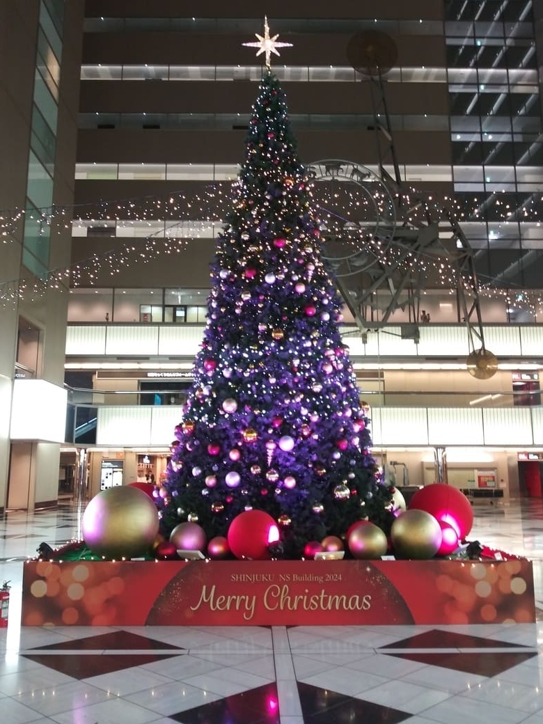新宿NSビル1　クリスマスイルミネーション2024
