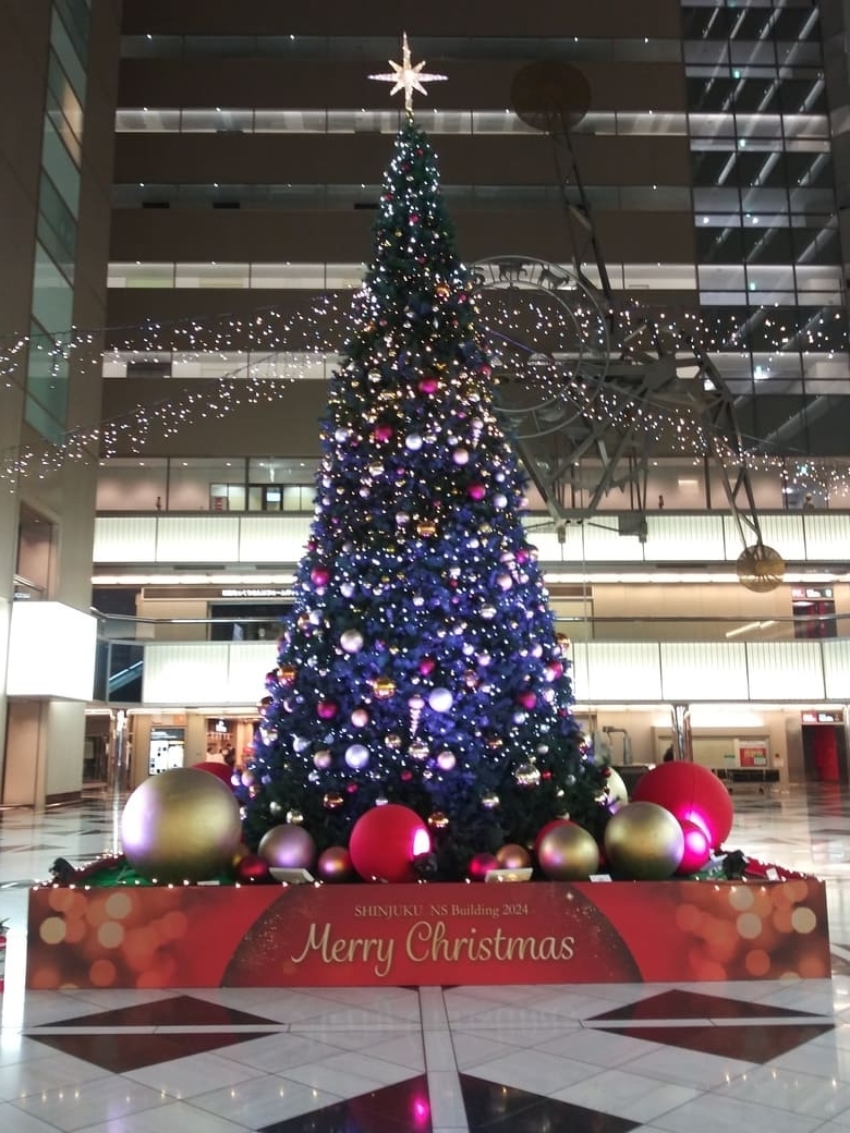 新宿NSビル3　クリスマスイルミネーション2024