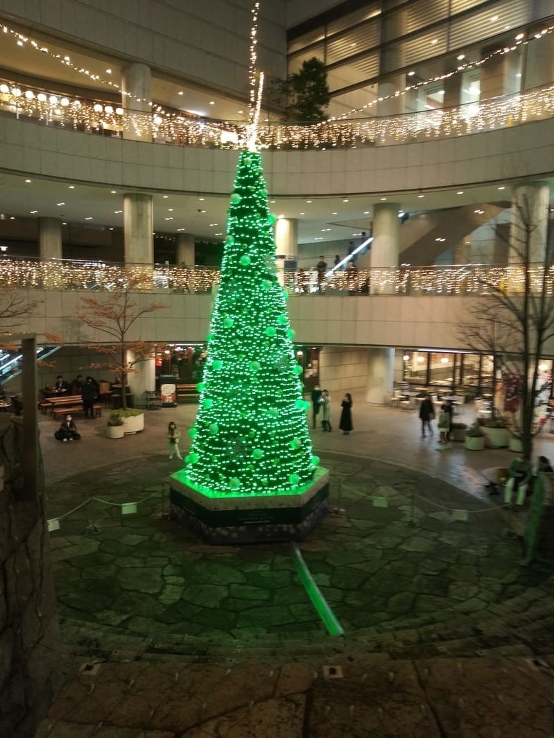 新宿オペラシティ光と音の演出1　クリスマスイルミネーション2024