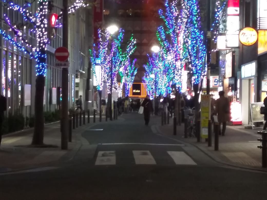 プラザ通り2　クリスマスイルミネーション2024