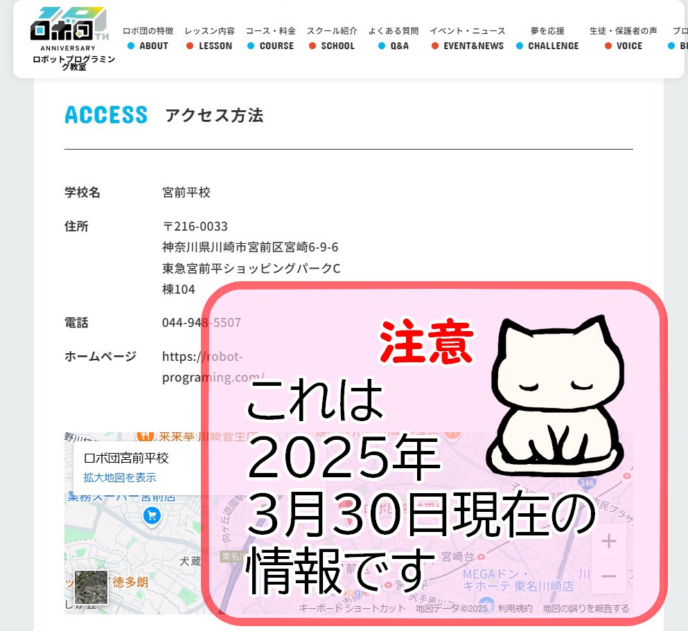ねこいり住所表記宮崎6-9-6_ロボ公式