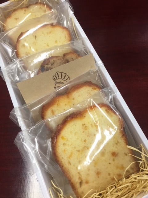 迎賓館のパウンドケーキ