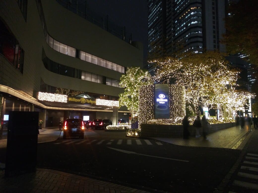 西新宿6_ヒルトン東京(新宿国際ビルディング)　ヒルトン入口(ロータリー入口)