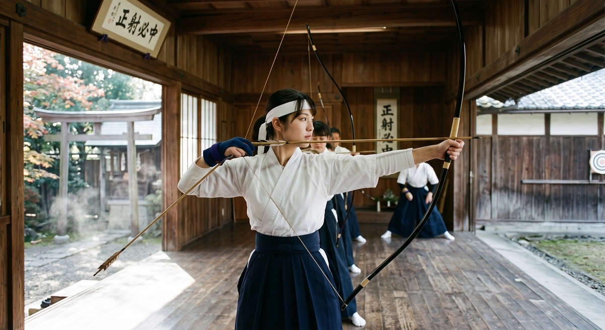 一筋の矢に宿る日本の心。武術から「静寂の美」へと進化を遂げた弓道の