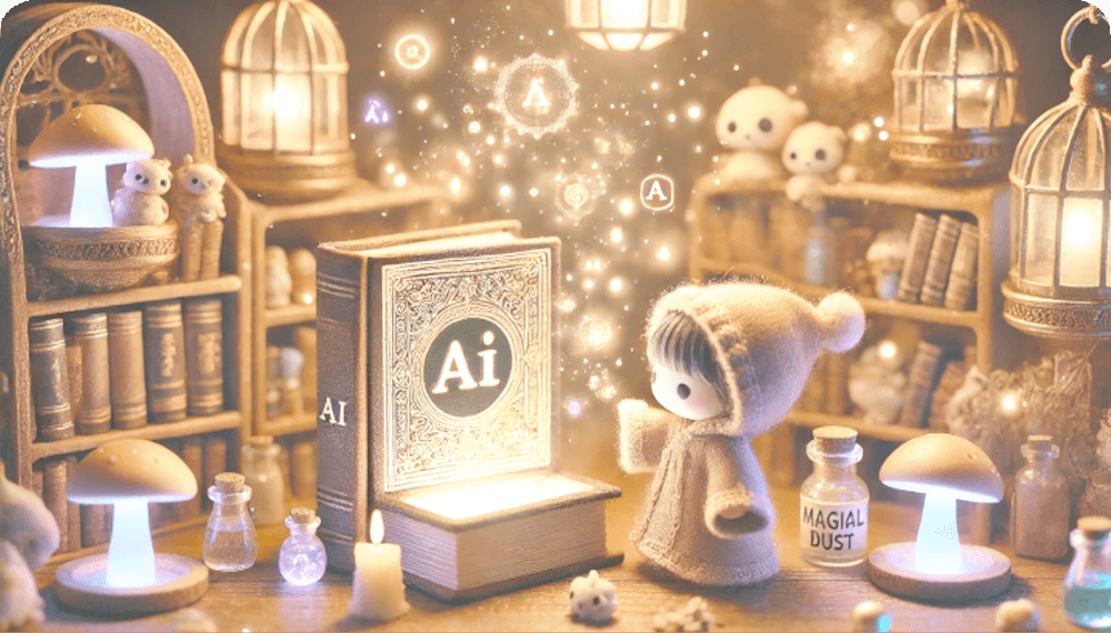魔法使い　AIが作成した画像