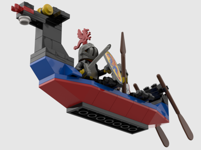 レゴ お城シリーズ ブラックナイトのボート 1547 - LEGO探偵団