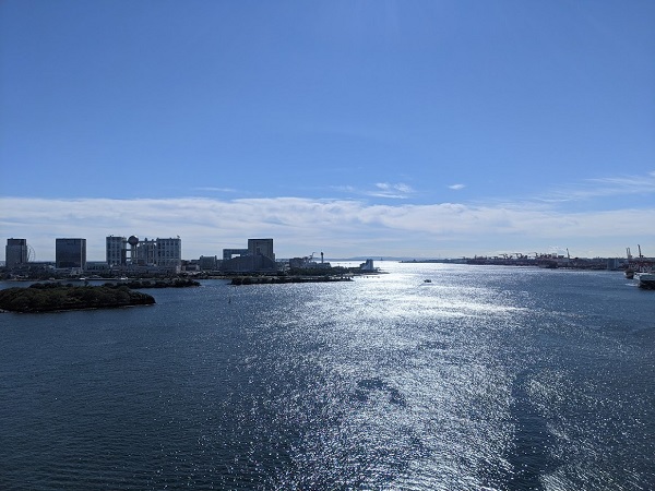 なっちゃんのにこにこブログ　レインボーブリッジ遊歩道