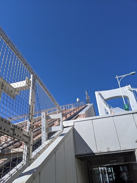 なっちゃんのにこにこブログ　レインボーブリッジ遊歩道