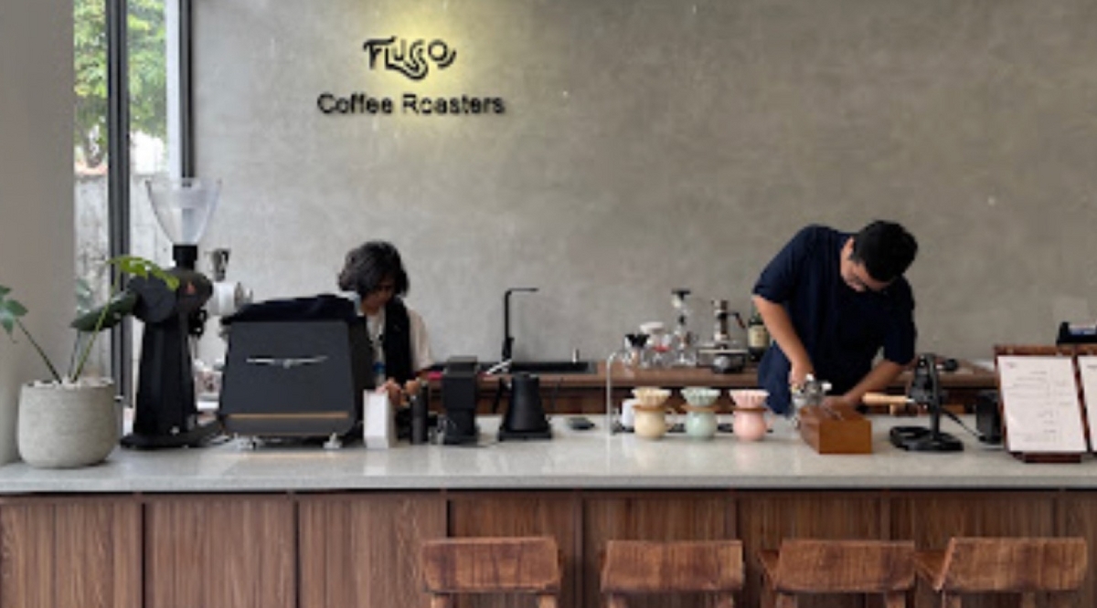 Flusso Specialty Coffeeはハノイ郊外にあるスペシャルティコーヒーのお店。クリーンな店内は洗練されたコーヒーを楽しむのにぴったり。コーヒー好きが集まる素晴らしい空間です。