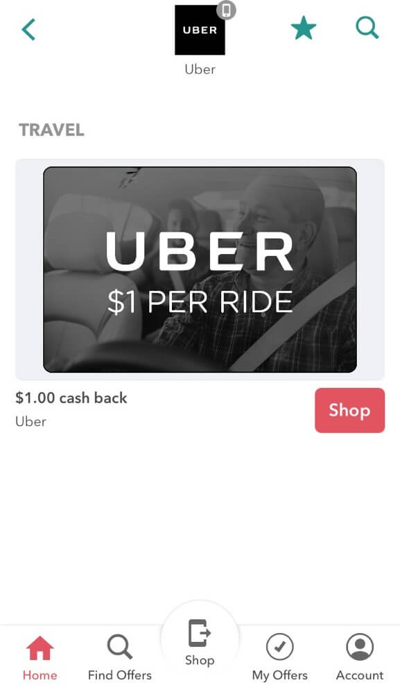 Uber利用でも毎回 $1 Cash back!! 】超！おすすめキャッシュバック 