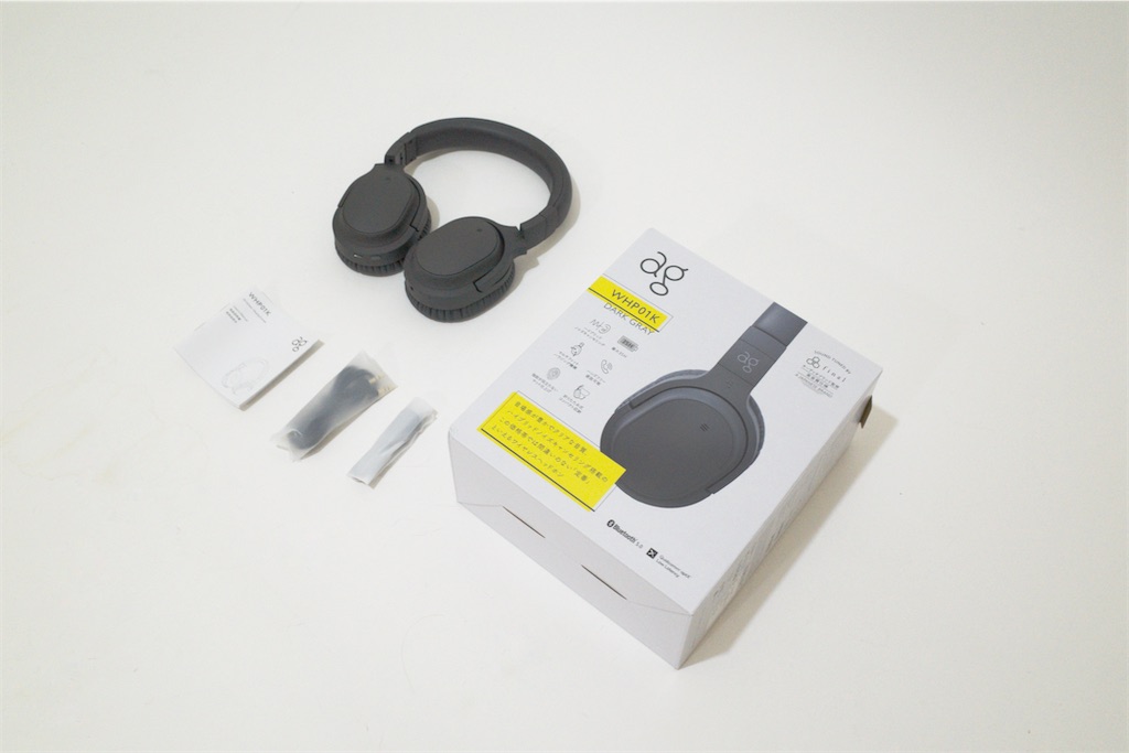 ヘッドホン ag WHP01K BK BLACK final WHP01K | AG- 