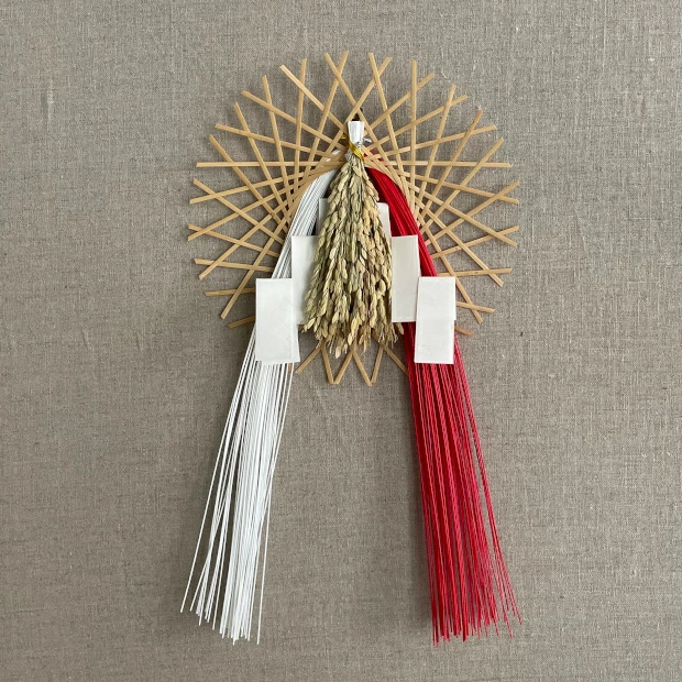 輪弧水引リース S ナチュラル