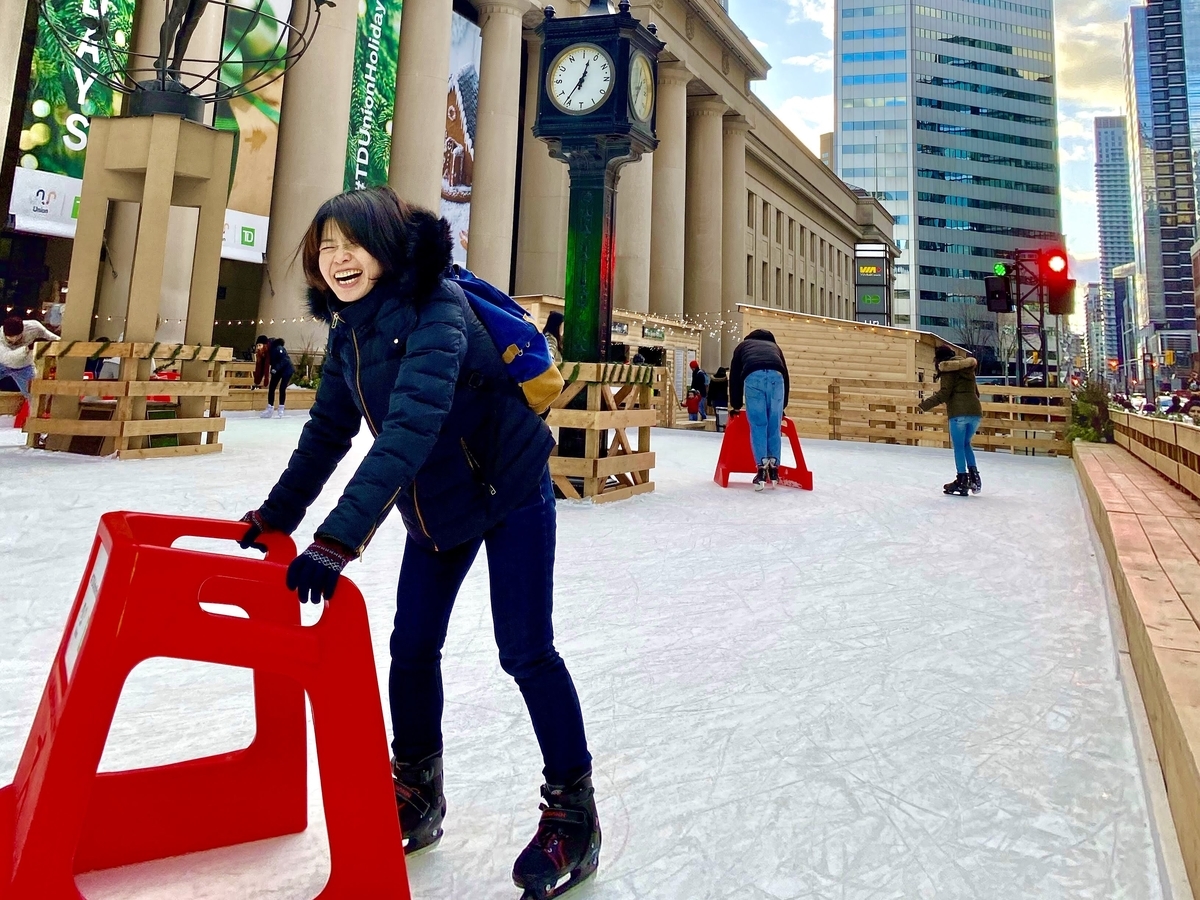 Union駅,スケート,スケートリンク,冬