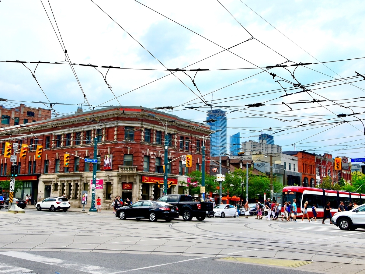 トロント,ダウンタウン,TTC,ストリートカー