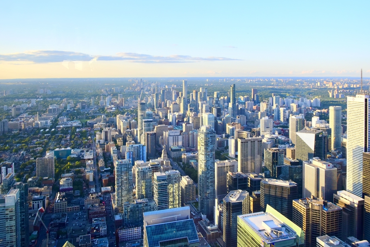CNタワー,トロントを一望