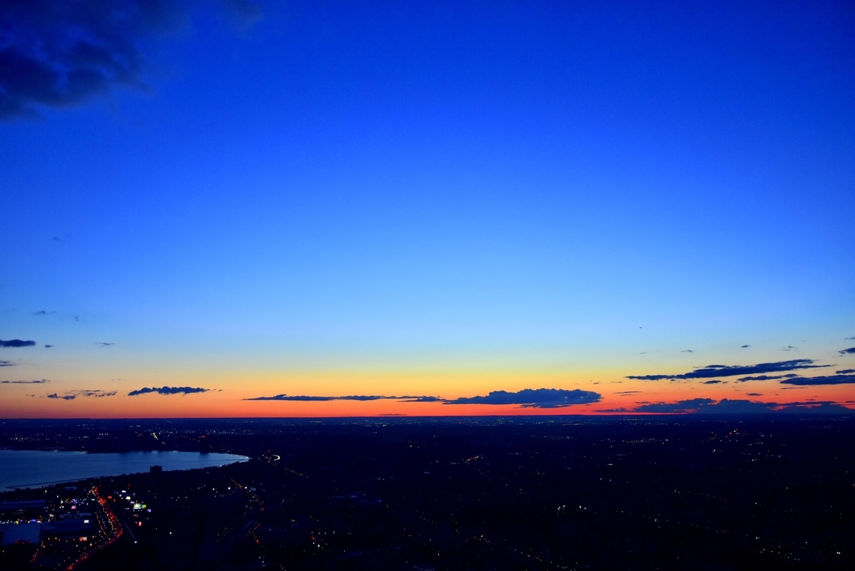 CNタワー,展望台,トワイライト