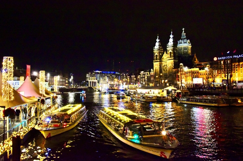 オランダ,アムステルダム,運河