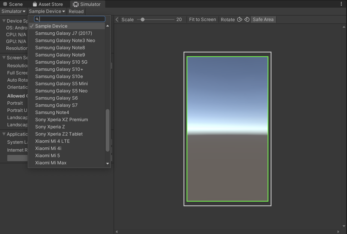 【Unity】Device Simulatorで複数の端末でのプレビューを爆速で検証する - うどんてっくメモ