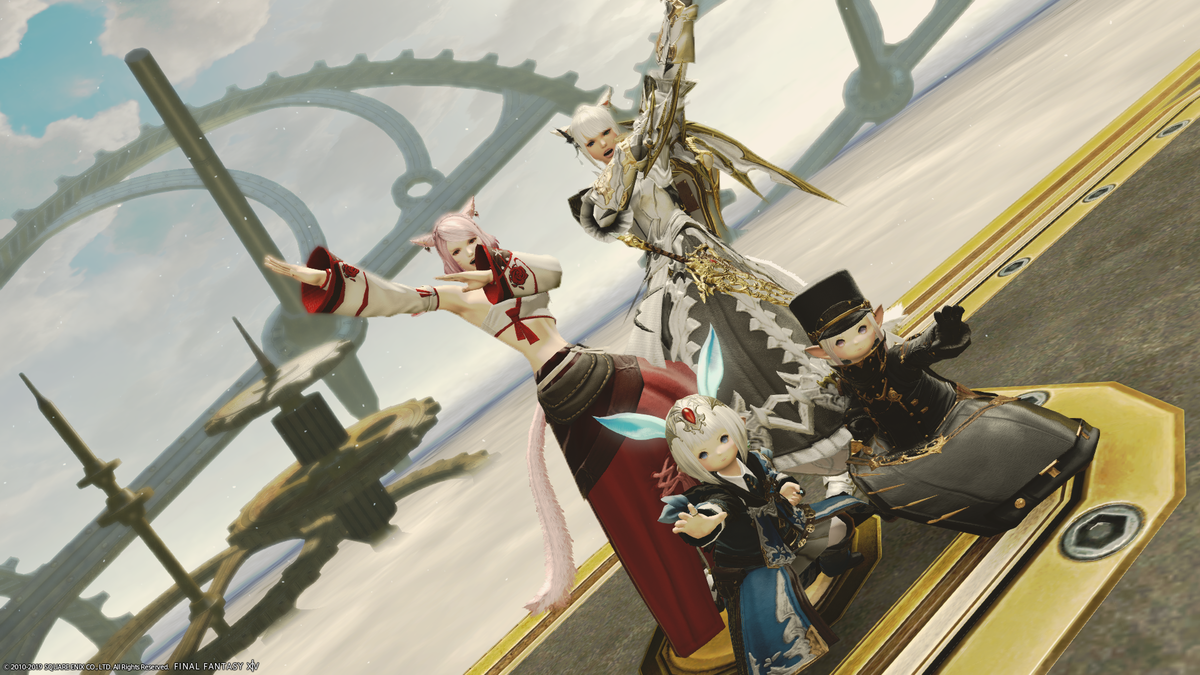 Ff14 制限解除でアレキ散歩 へんじがない ただの引きこもりのようだ