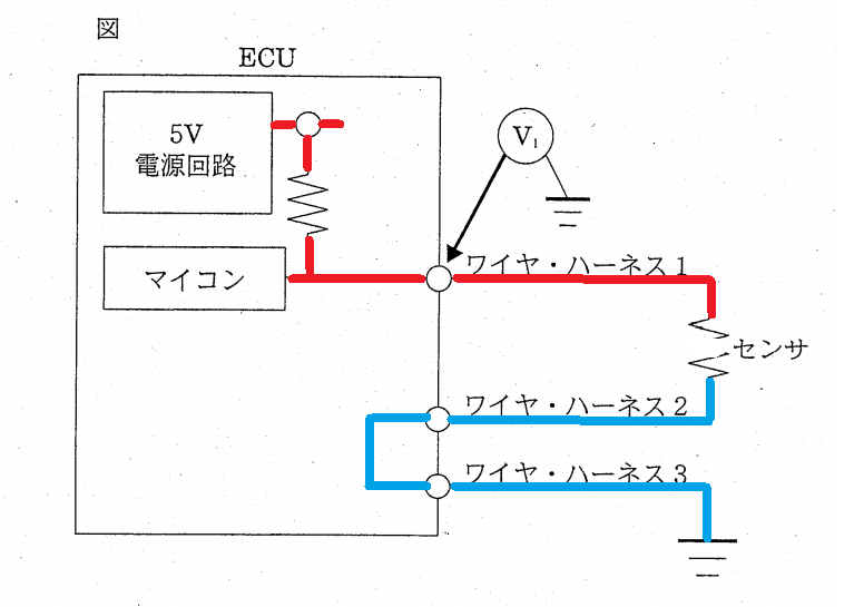 平成14年実施1級小型問題：回路の故障の原因 - 自動車整備士試験