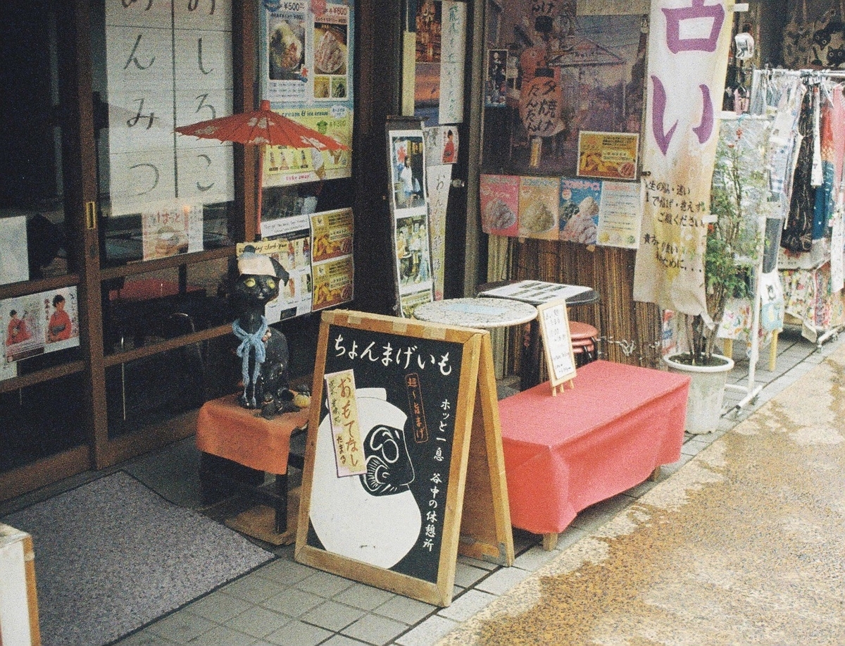 【ハローキティカメラ フラッシュAW】【フィルム写真】谷根千付近