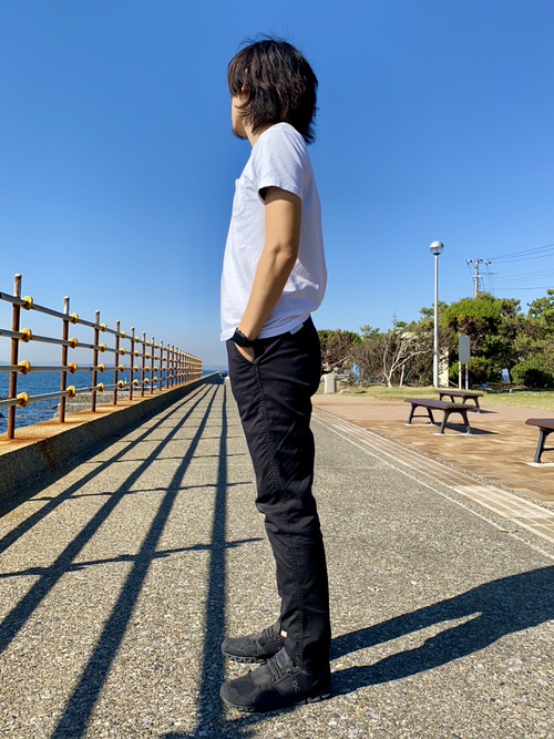 送料関税無料】 美品 BEAMS ストレッチテーパードチノ ビームス