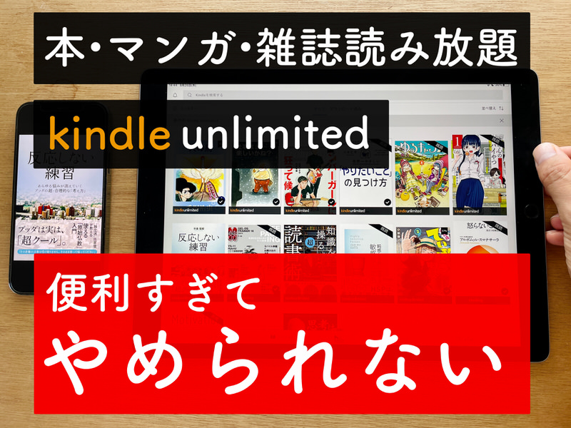 損する方が難しい 僕が本の読み放題 Kindle Unlimited を3年間使い続けている理由 ノンストレス渡辺の研究日誌