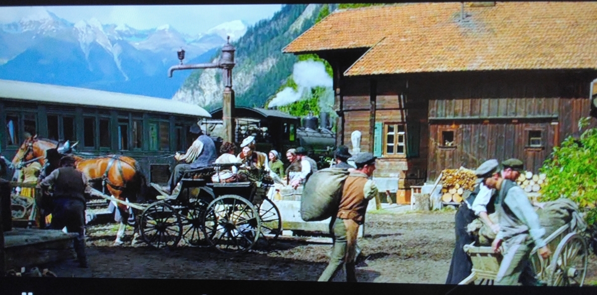 映画「ハイジ アルプスの物語」に見る レーティッシュ鉄道 2 「駅の名